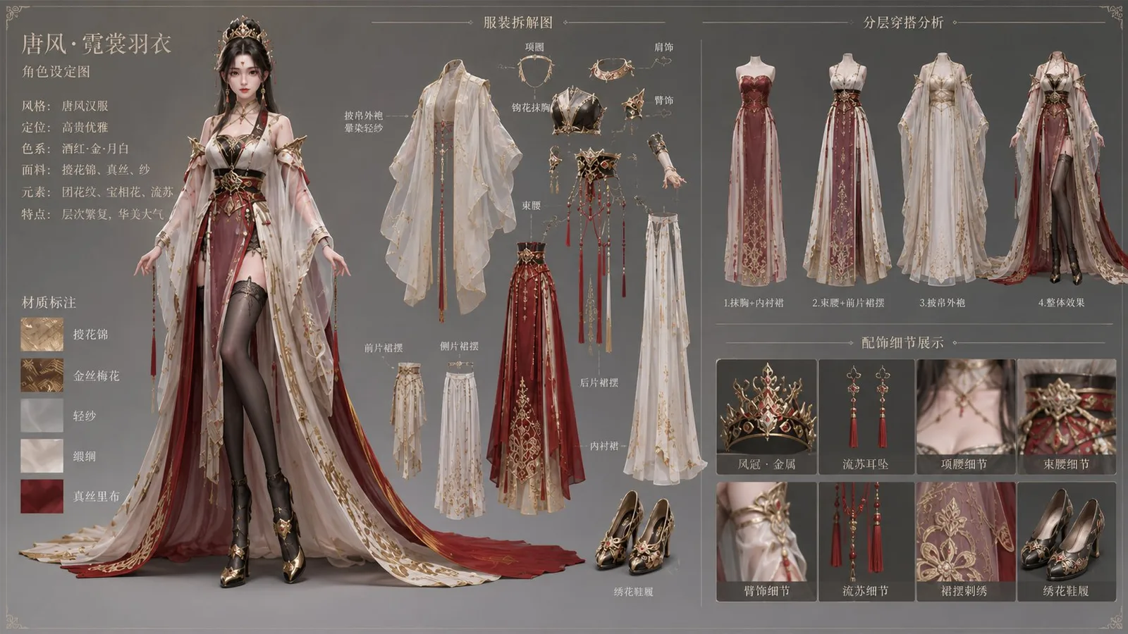 ดีไซน์ตัวละครหญิง 3D สไตล์จีนโบราณ 2
