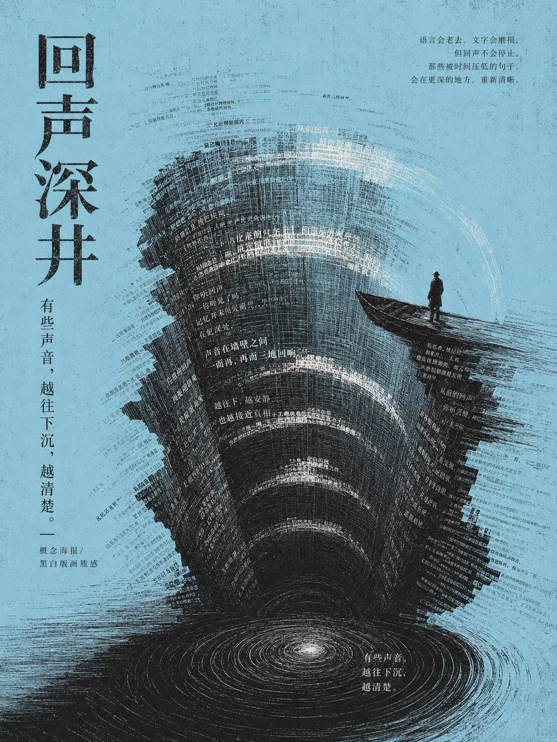 โปสเตอร์วรรณกรรมจีนเหนือจริง: ภูมิทัศน์ตัวอักษร 2