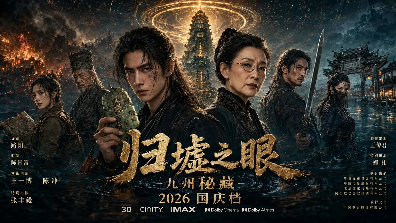 โปสเตอร์หนังจีนแนวผจญภัยแฟนตาซีฟอร์มยักษ์ 2