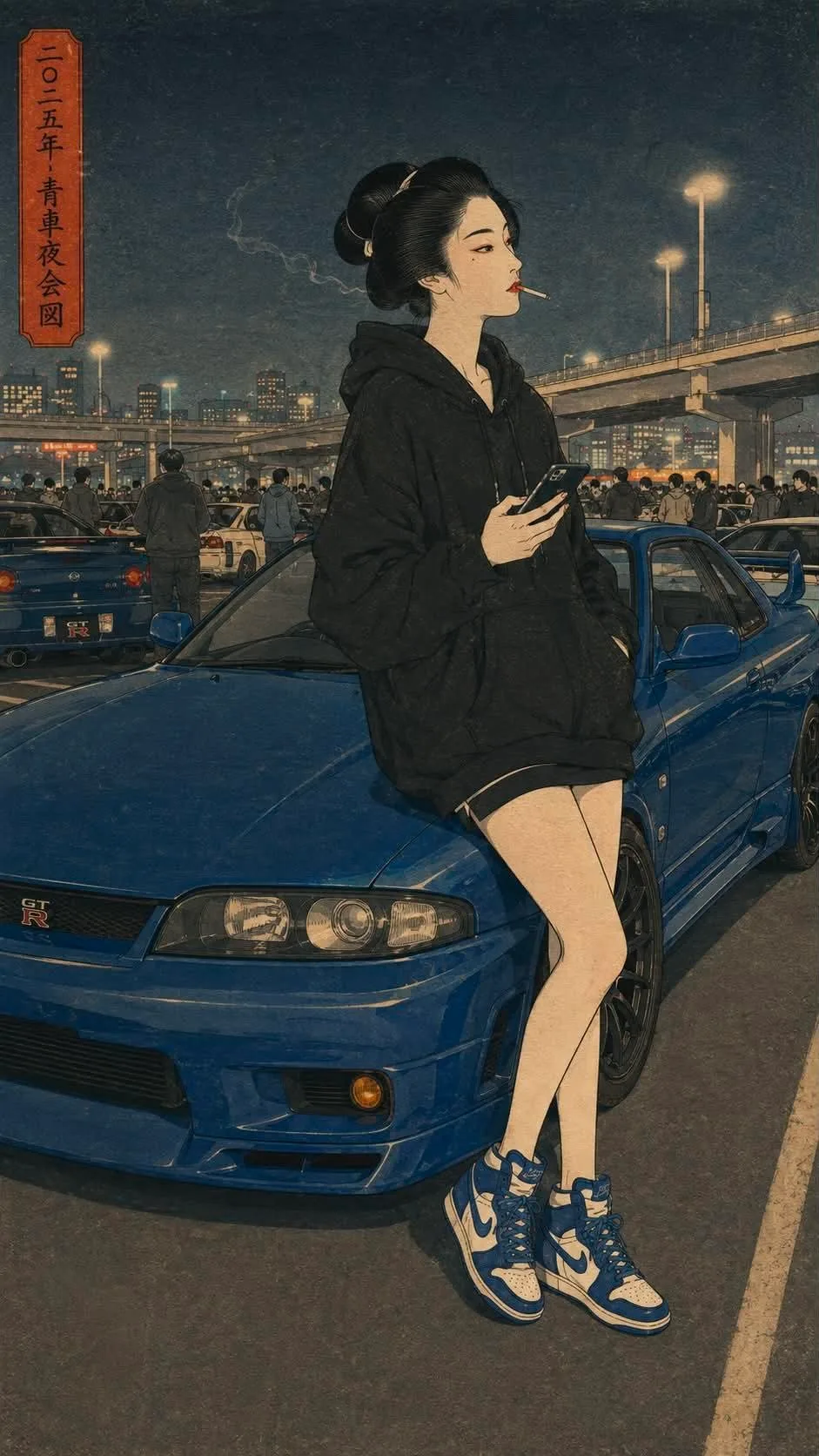 Honda NSX (NA1) ยุค 90 สไตล์มังงะ 1
