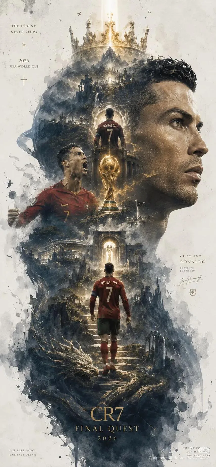 โปสเตอร์ฟุตบอลแฟนตาซี: ตำนานแห่ง [ชื่อผู้เล่น] 1