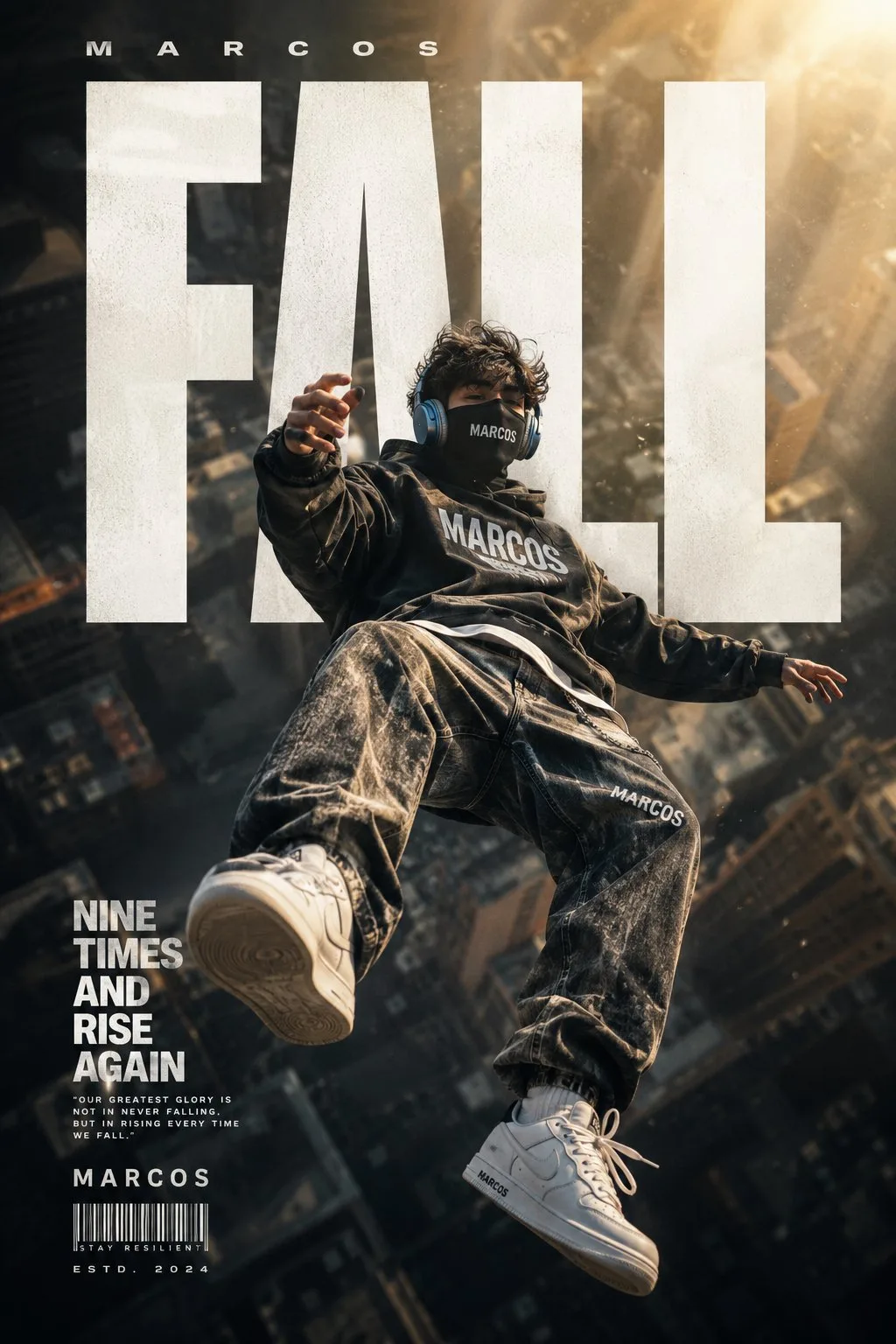 โปสเตอร์ภาพยนตร์: วัยรุ่นติดหน้ากากลอยได้สไตล์สตรีท 1