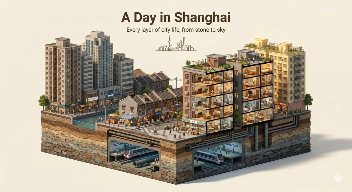 โมเดลเมือง 3D จิ๋ว แนวตั้ง เผยชีวิตใน [ชื่อเมือง] 1