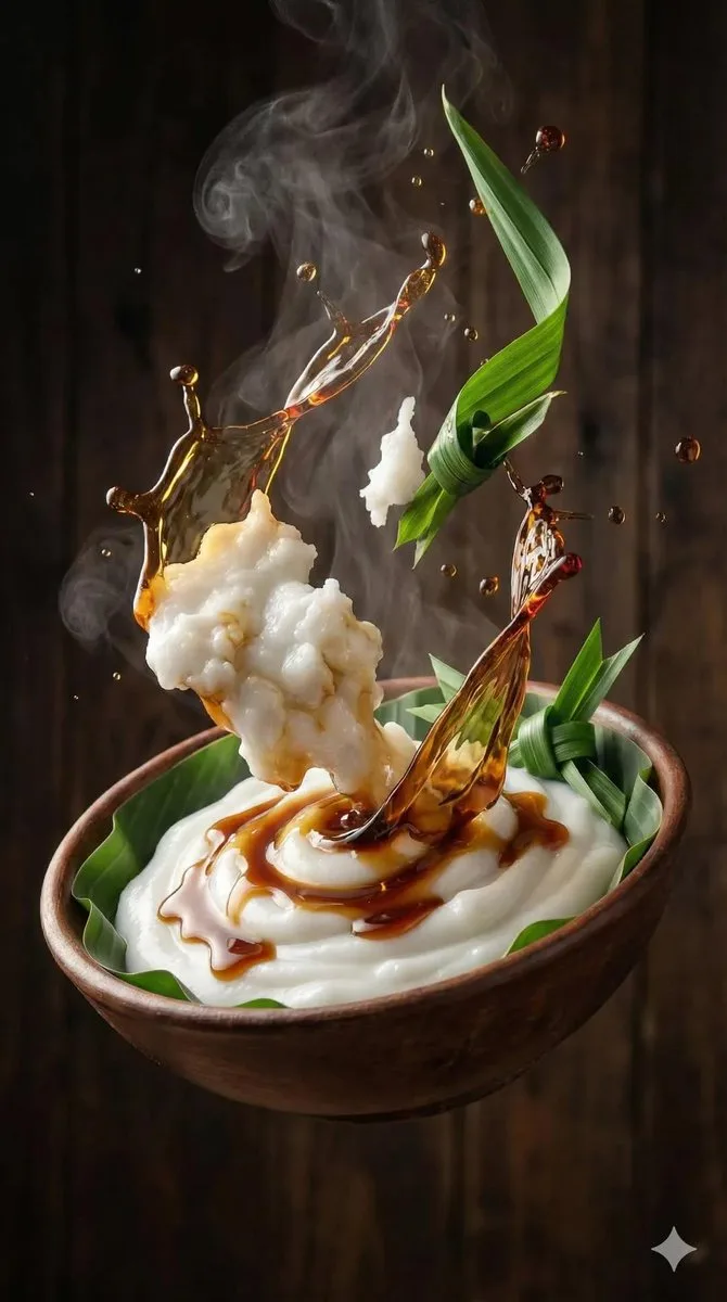 ขนมหวานกะทิกระเด็น: ภาพอาหารเหมือนจริง 2