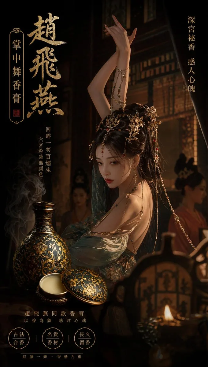 โฆษณาบาล์มสไตล์นางรำ Zhao Feiyan 1