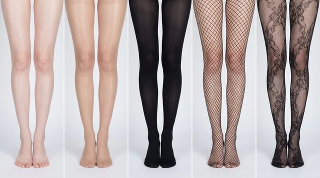 เปรียบเทียบขาเรียวสวยกับวัสดุถุงน่อง