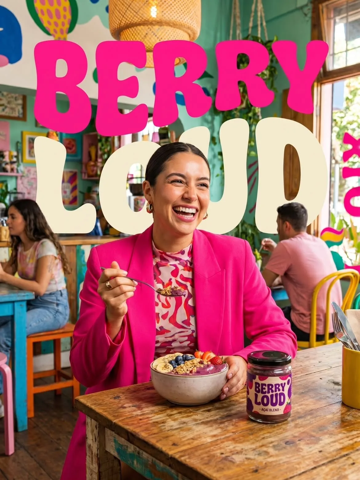 โฆษณาอาหารคาเฟ่สุดคึกคัก: Berry Loud 1