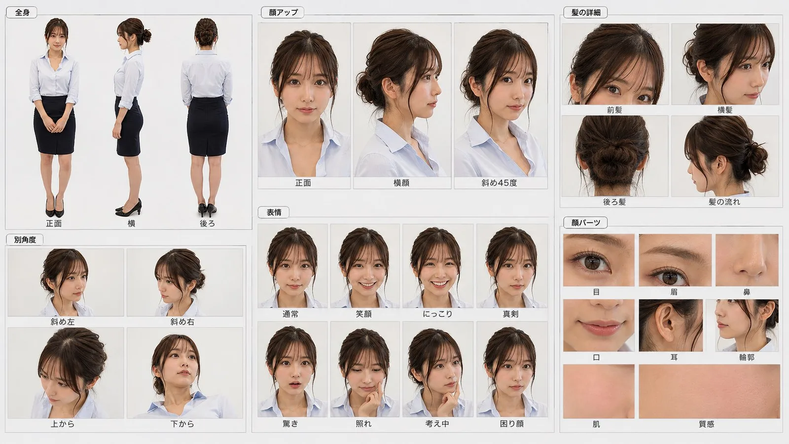 สร้างชีทตัวละครจากภาพอ้างอิง 1