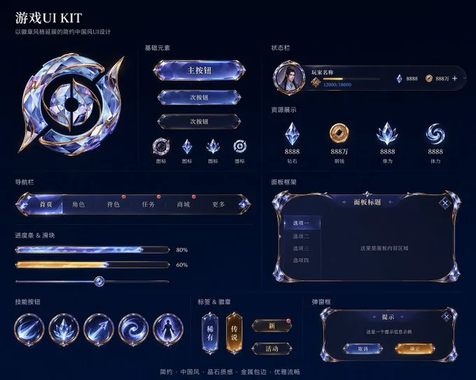ชุด UI เกมสุดเจ๋ง 1