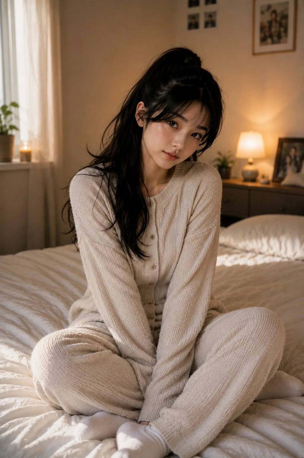 สาวเอเชียในห้องนอน: อบอุ่น นุ่มนวล 1