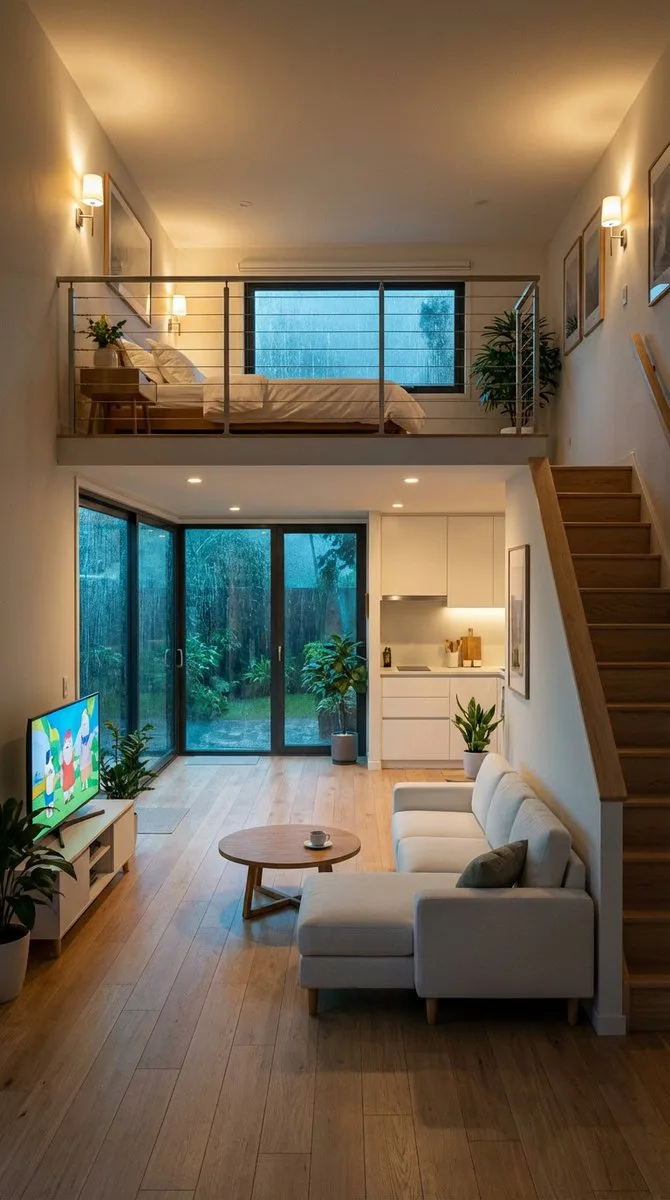 ห้องสตูดิโอสุดอบอุ่นในคืนฝนตก 1