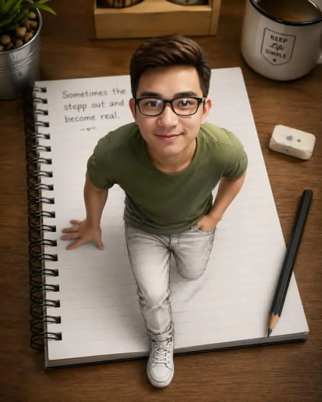 สาวน้อย 3D หลุดจากสมุดโน้ต 1