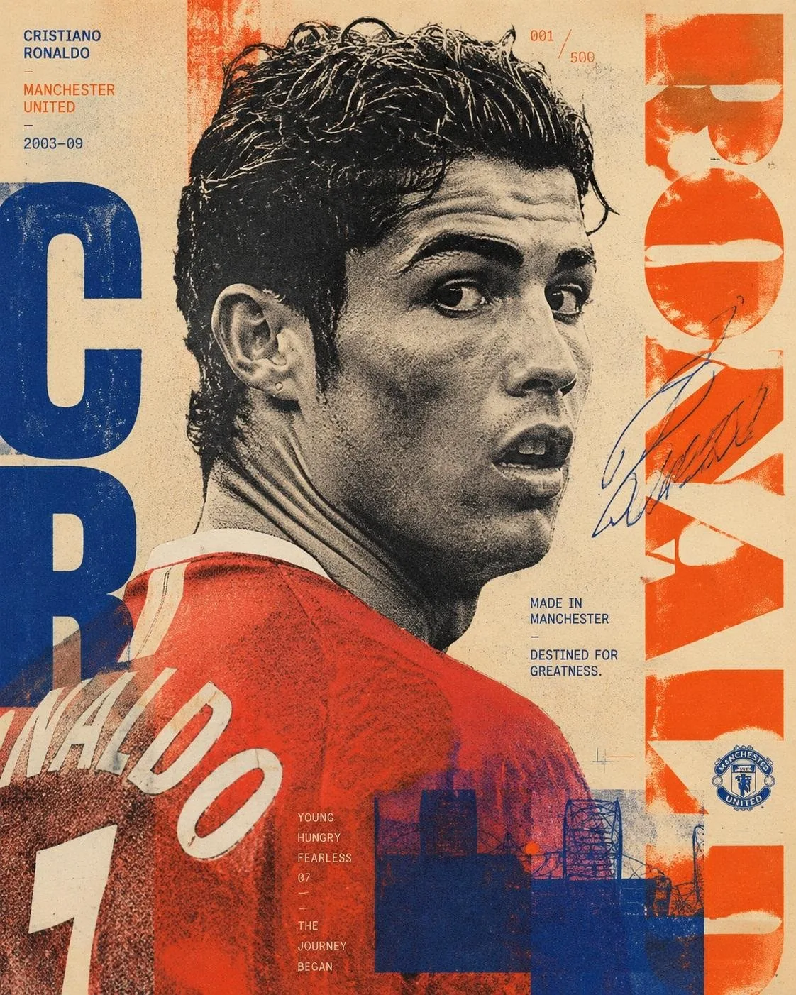 โปสเตอร์โรนัลโด้ Riso: พลัง, หลงใหล, แฟชั่น 1
