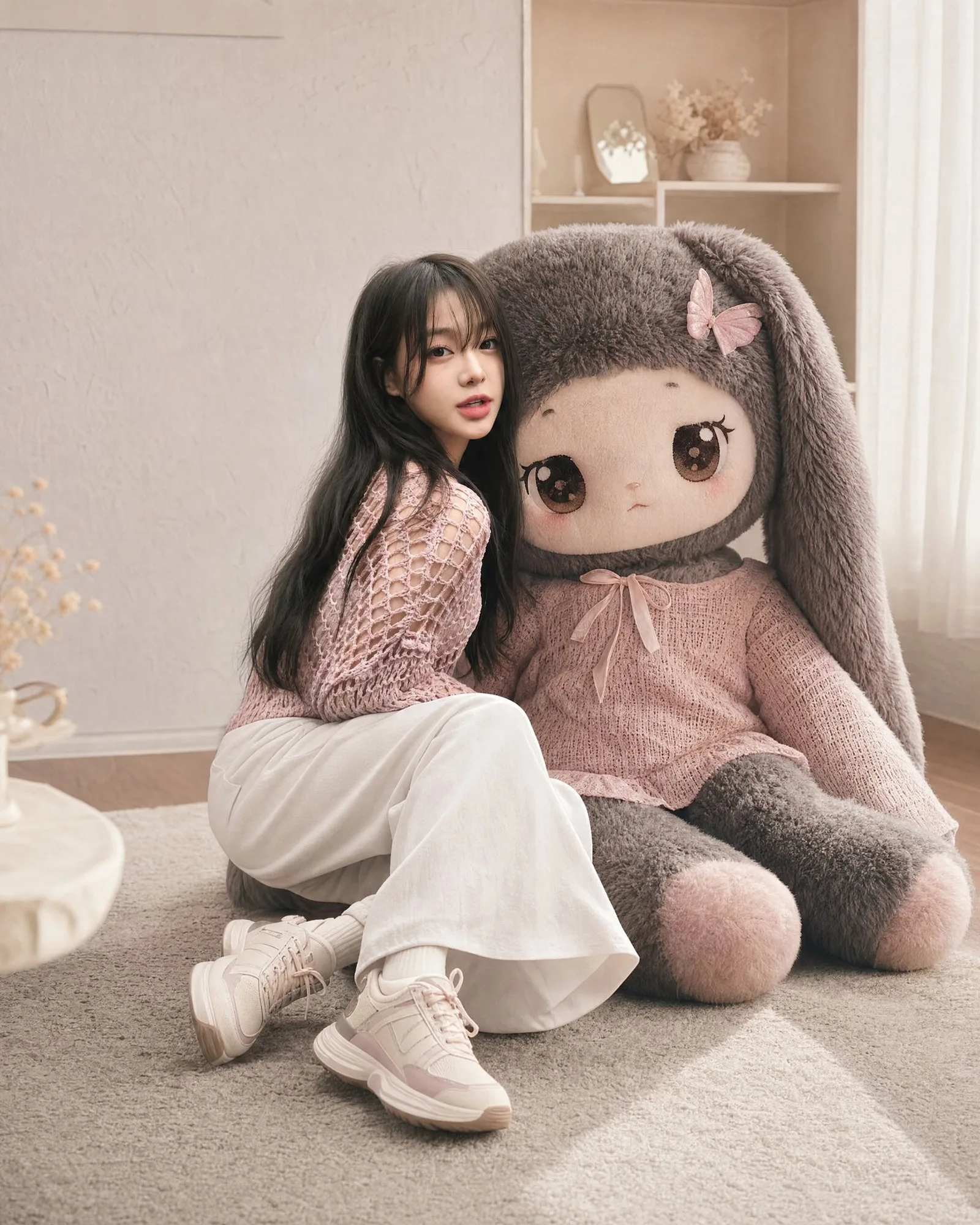 สร้างภาพบุคคลคู่ตุ๊กตาผ้าขนาดยักษ์สไตล์เป็นเอกลักษณ์ 1