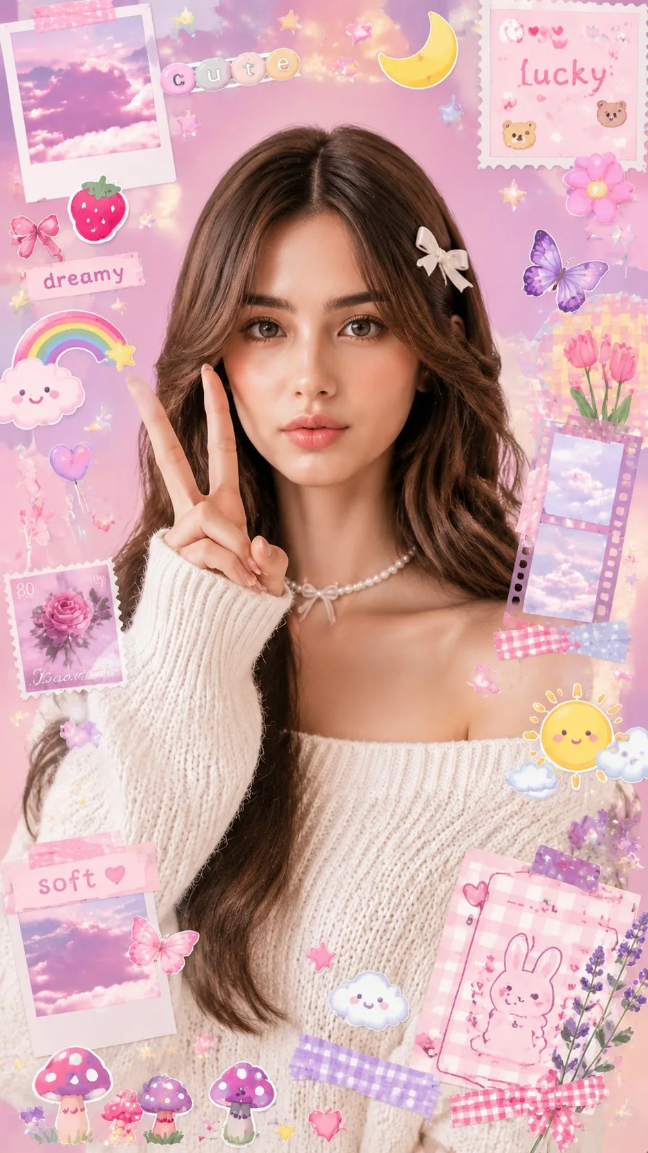 สาวเกาหลี Y2K คอลลาจสุดน่ารัก 1