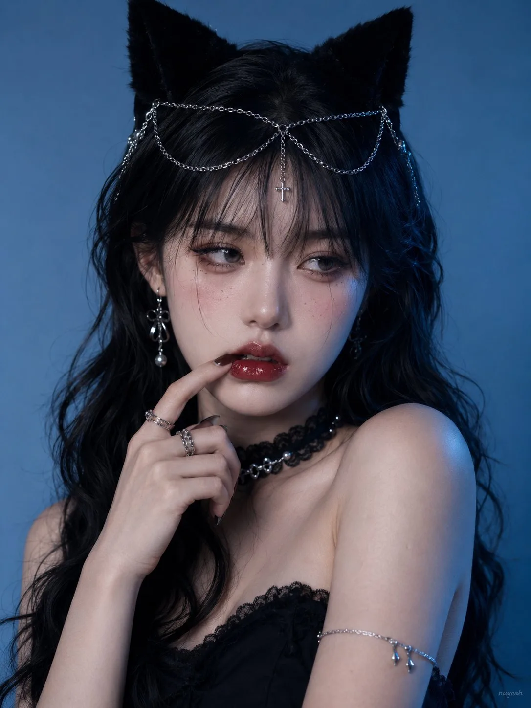 สาวดาร์กหวานแคทสไตล์: โซเชียลมีเดียเมคอัพลุค 1