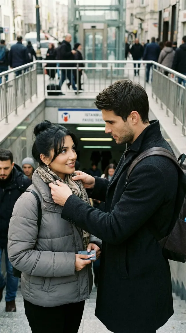 คู่รักในสถานีรถไฟใต้ดิน: ชานกรุงอิสตันบูล