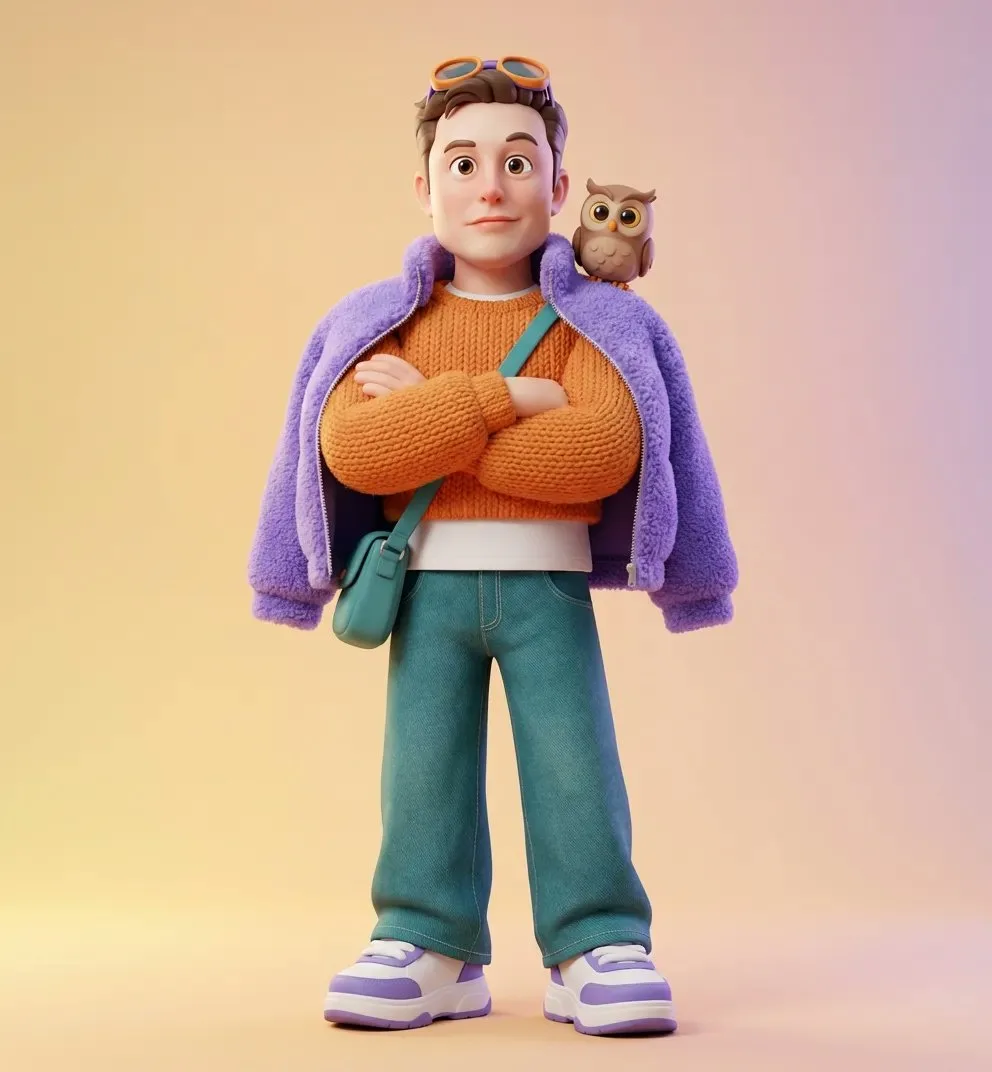 ตัวละคร 3D สไตล์ Pixar/Disney สุดน่ารัก 1