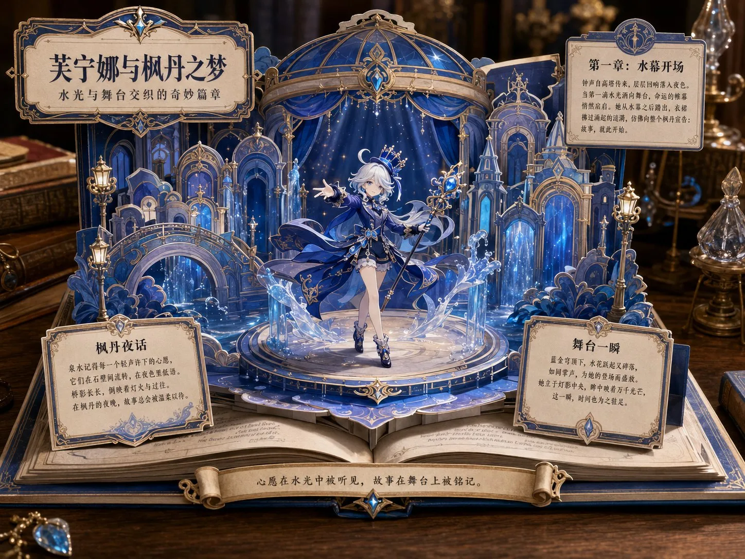 โปสเตอร์โรงละครหนังสือป๊อปอัพดินแดนแห่งความฝัน 1