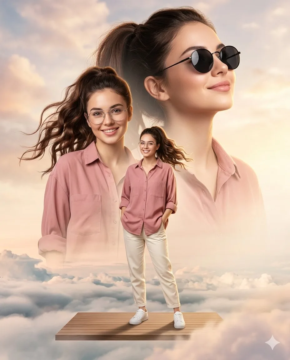 โปสเตอร์ภาพบุคคลซ้อนภาพชวนฝัน 1
