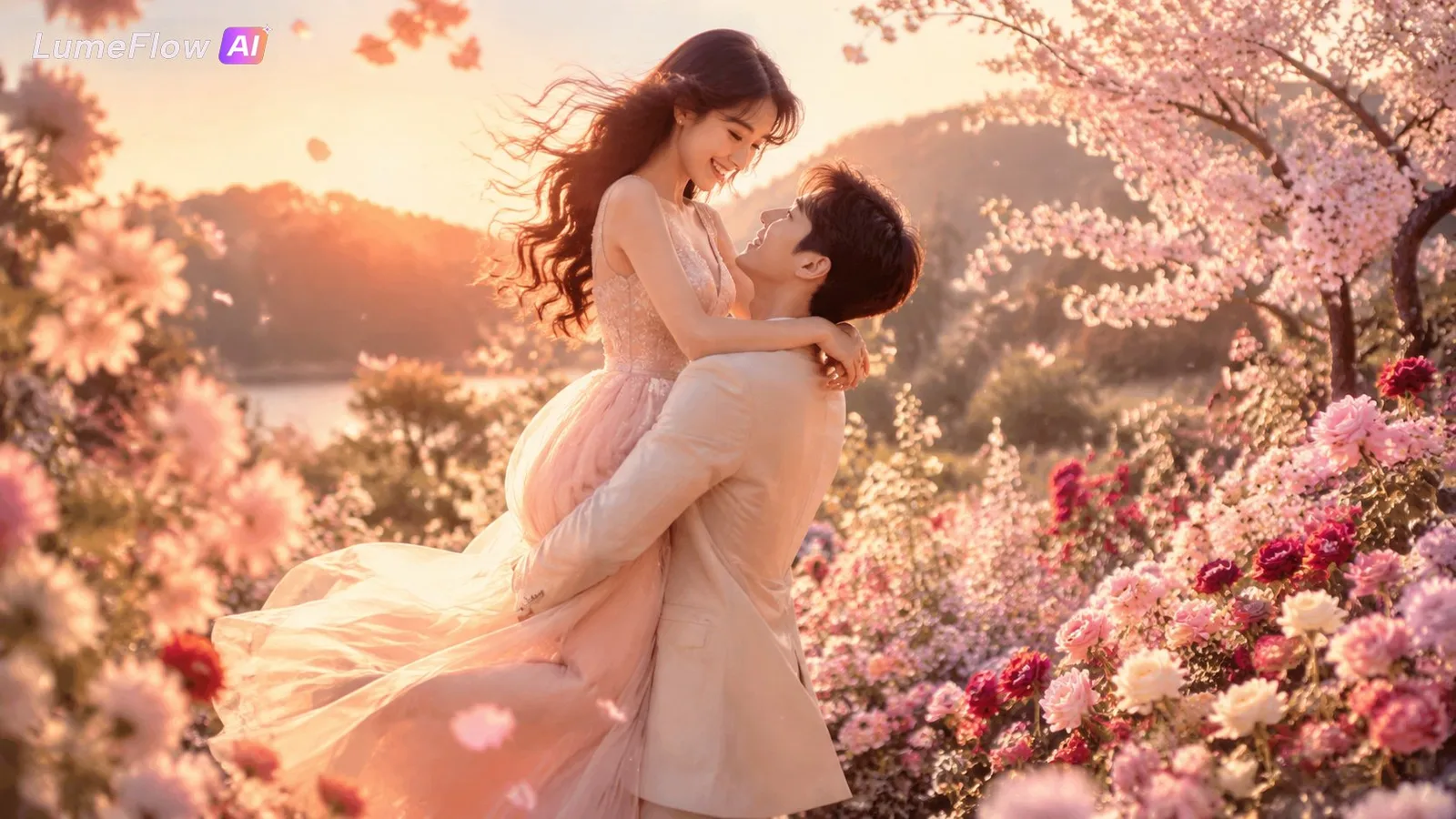 คู่รักเกาหลีในฝัน ดินแดนดอกไม้อันงดงาม 1