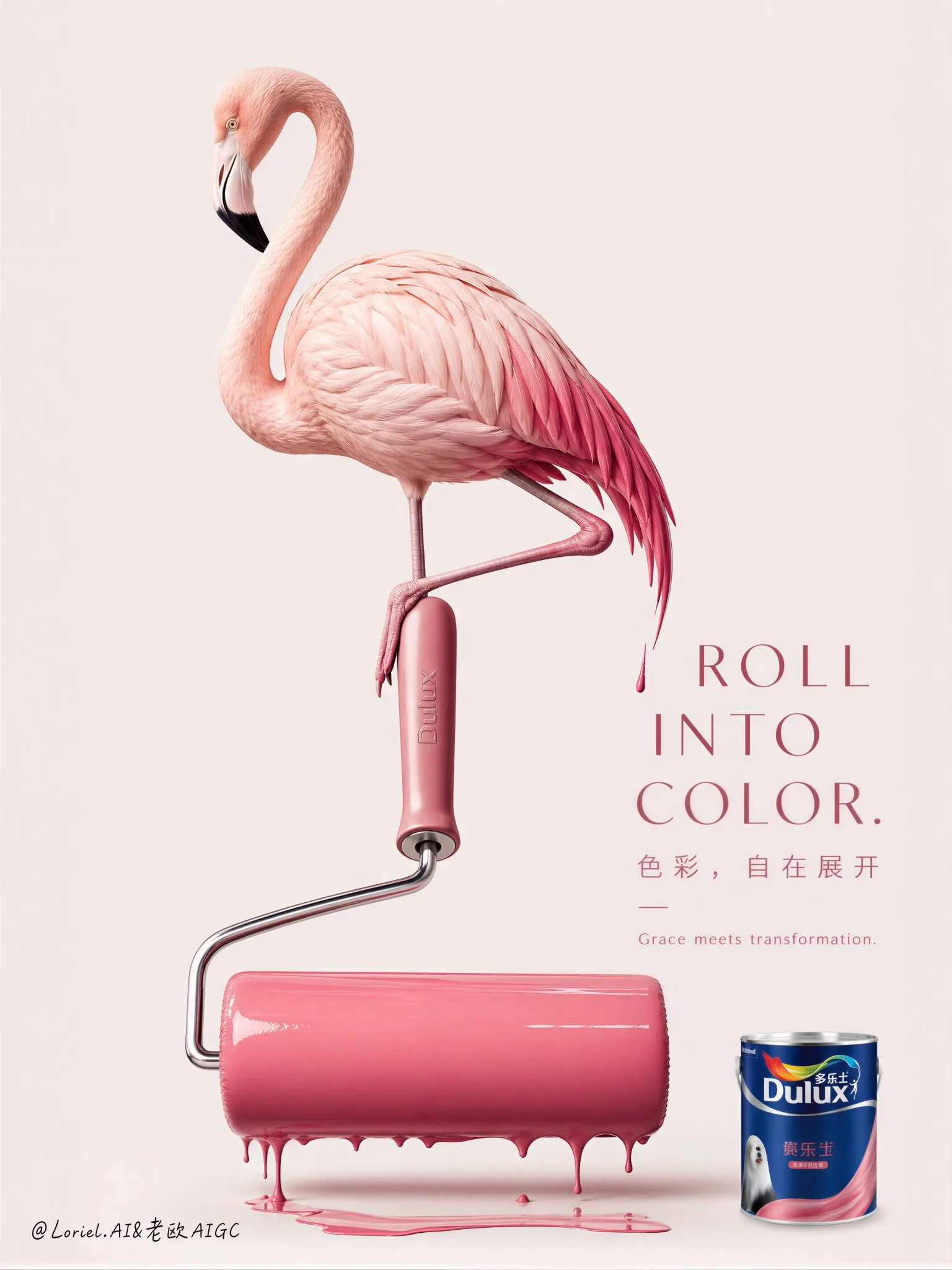 สีสันธรรมชาติ: โฆษณา Dulux กิ้งก่าเปลี่ยนสีบนพู่กัน 2