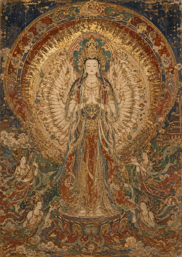เทพธิดาตุนหวง: จิตรกรรมฝาผนังทองคำโบราณ 2