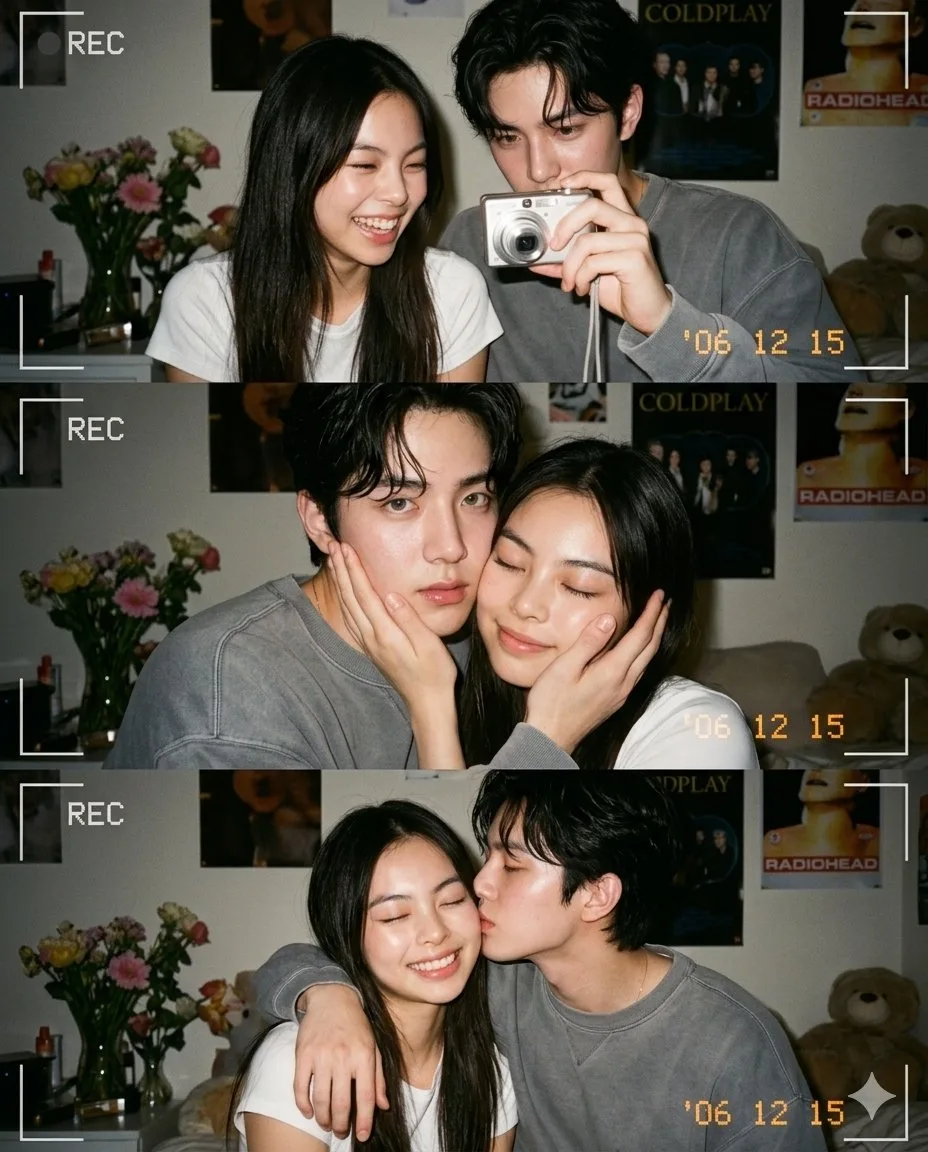 คู่รักวัยรุ่นปี 2000: ภาพถ่ายหวนรำลึกในห้องนอน 1