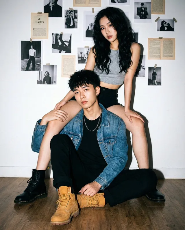 คู่รักเอเชียสุดคูล สไตล์แฟชั่นแนว Avant-Garde