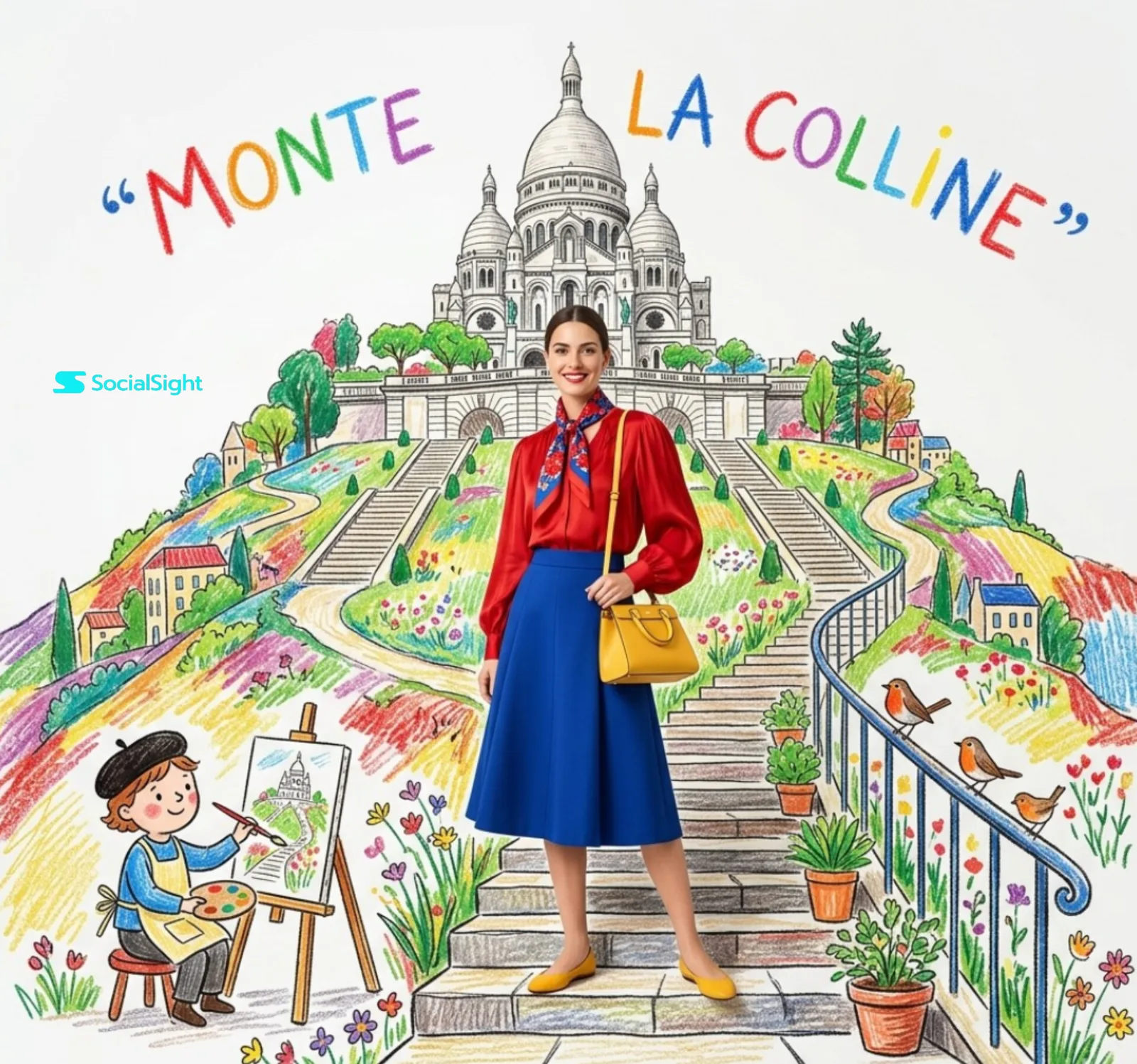 แฟชั่นฝรั่งเศสผสานภาพวาดสีเทียน: ปารีสสุดชิค 1