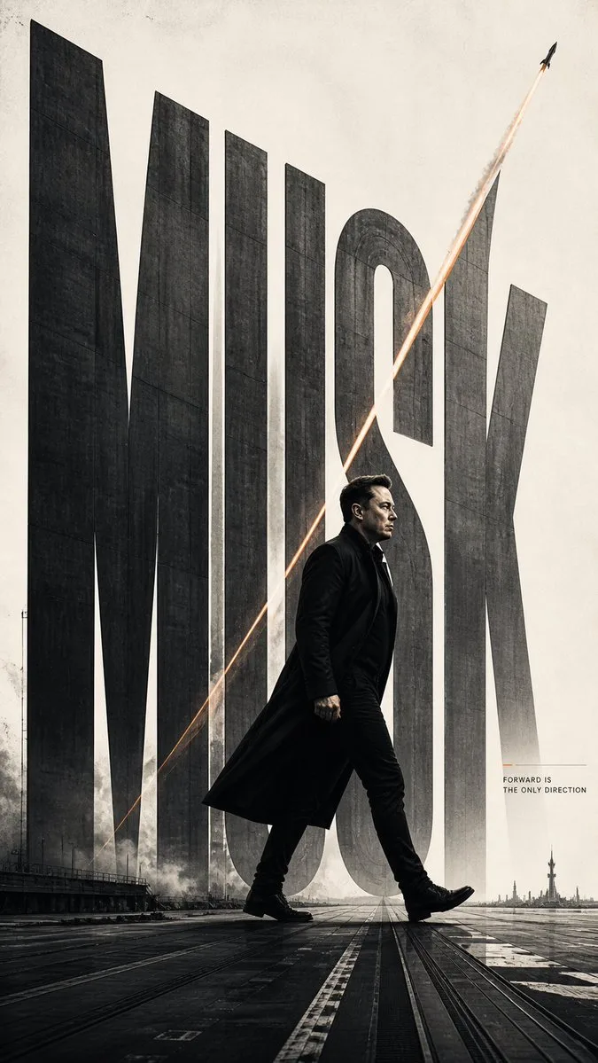 โปสเตอร์ Elon Musk: แรงผลักดัน, นวัตกรรม อุตสาหกรรม 1