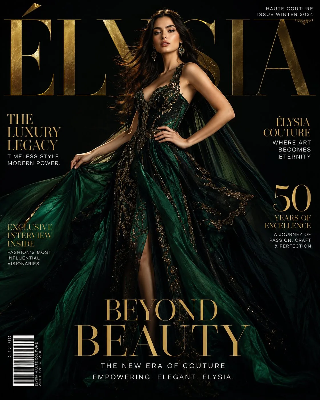 ปกนิตยสารแฟชั่น ÉLYSIA หรูหราอย่างมีสไตล์ 1