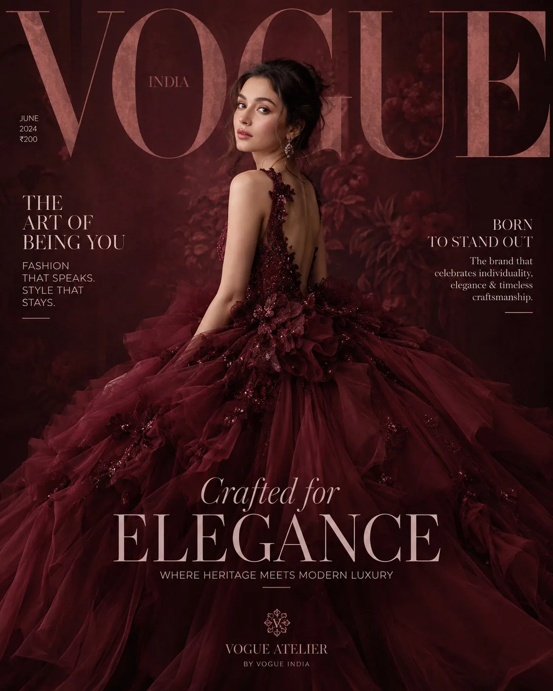ปกนิตยสารแฟชั่น ÉLYSIA หรูหราอย่างมีสไตล์ 2