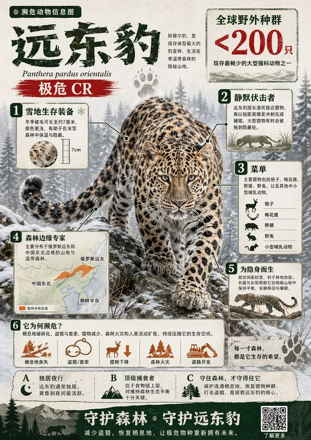 อินโฟกราฟิกสัตว์ใกล้สูญพันธุ์ 1