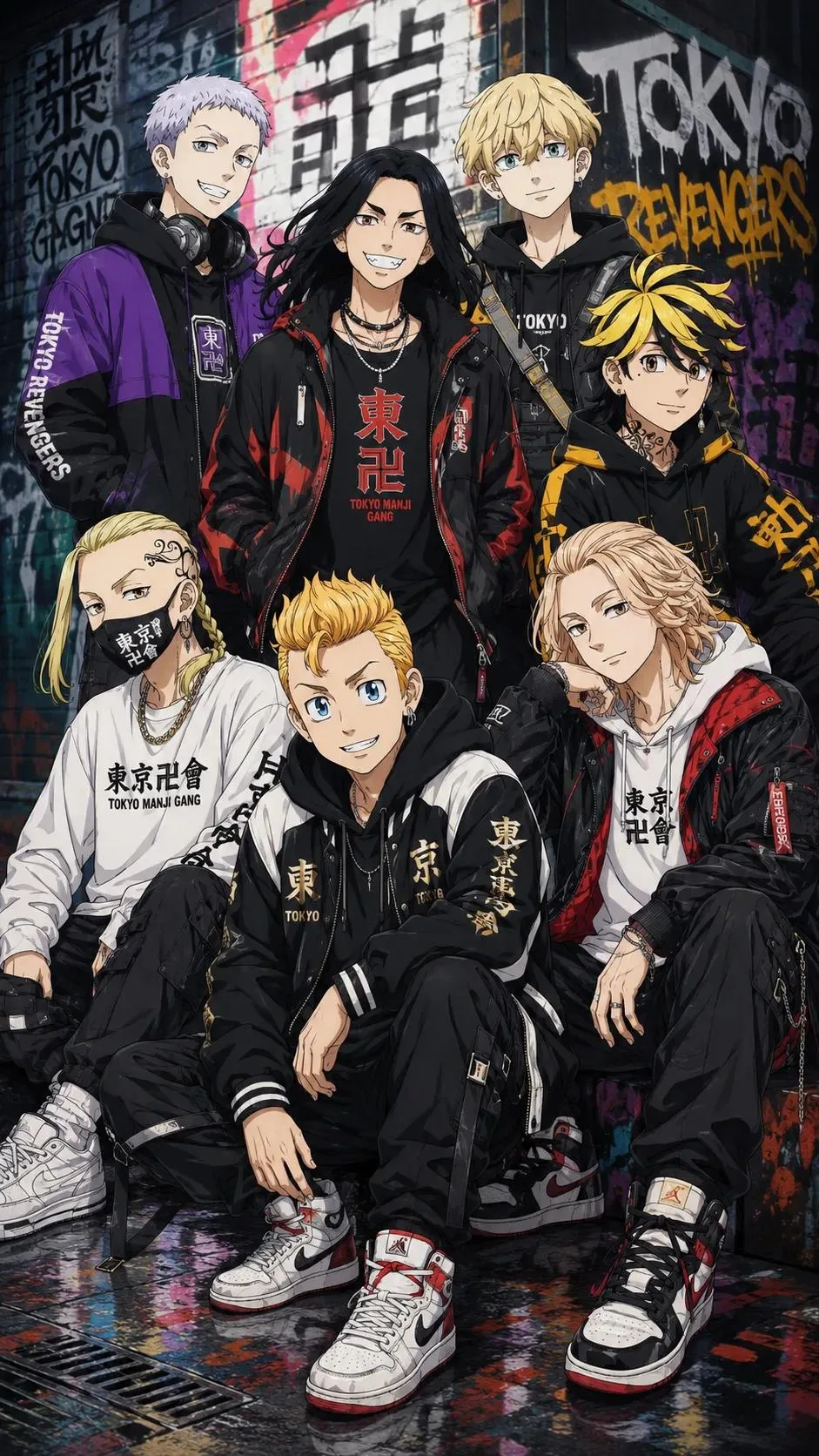 รวมตัวการ์ตูนสุดเก๋า สไตล์สตรีทนีออน 1