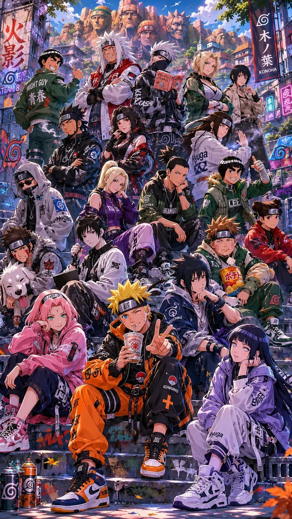 รวมตัวการ์ตูนสุดเก๋า สไตล์สตรีทนีออน 2