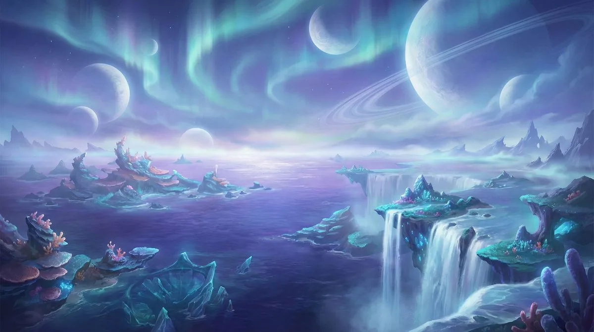 ทิวทัศน์แฟนตาซีสุดอลังการแห่งดวงดาวและท้องฟ้า 1