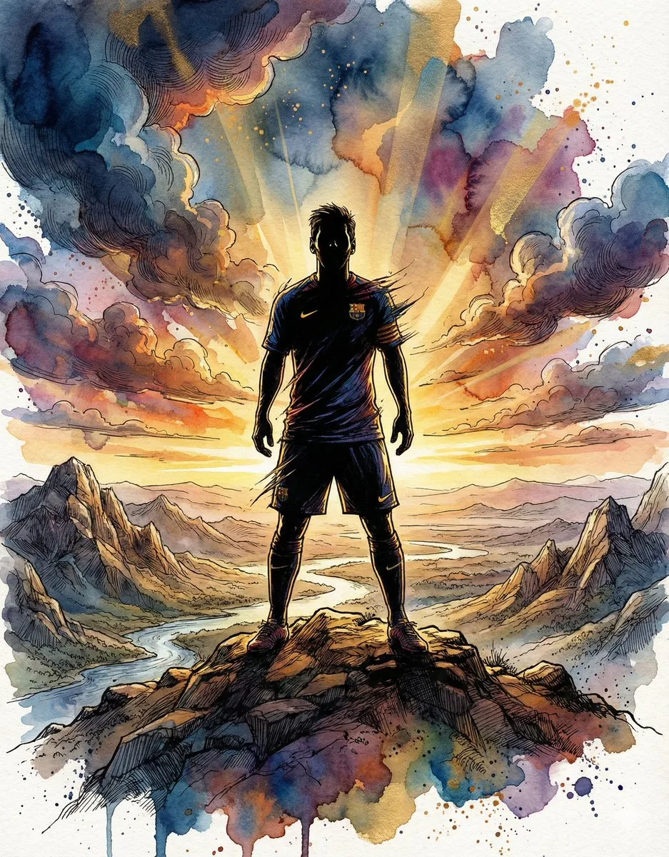 โปสเตอร์ภาพบุคคล: นักแสดงกลางเทือกเขา สไตล์หมึกจีน 1