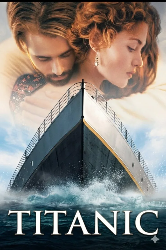 โปสเตอร์ภาพยนตร์ไททานิคแนววินเทจ