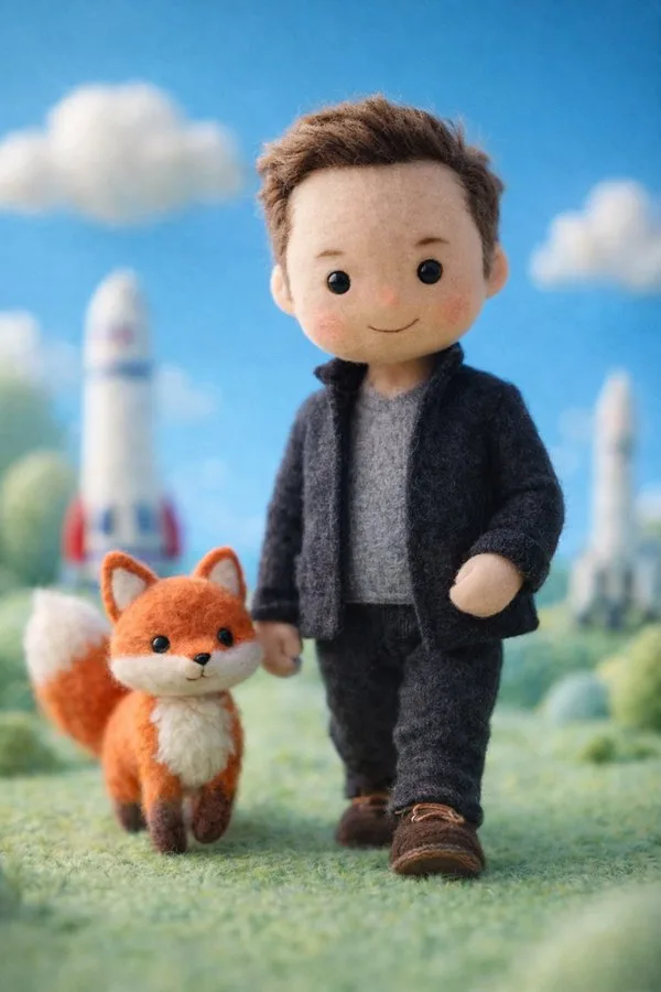  felt Celebrity doll