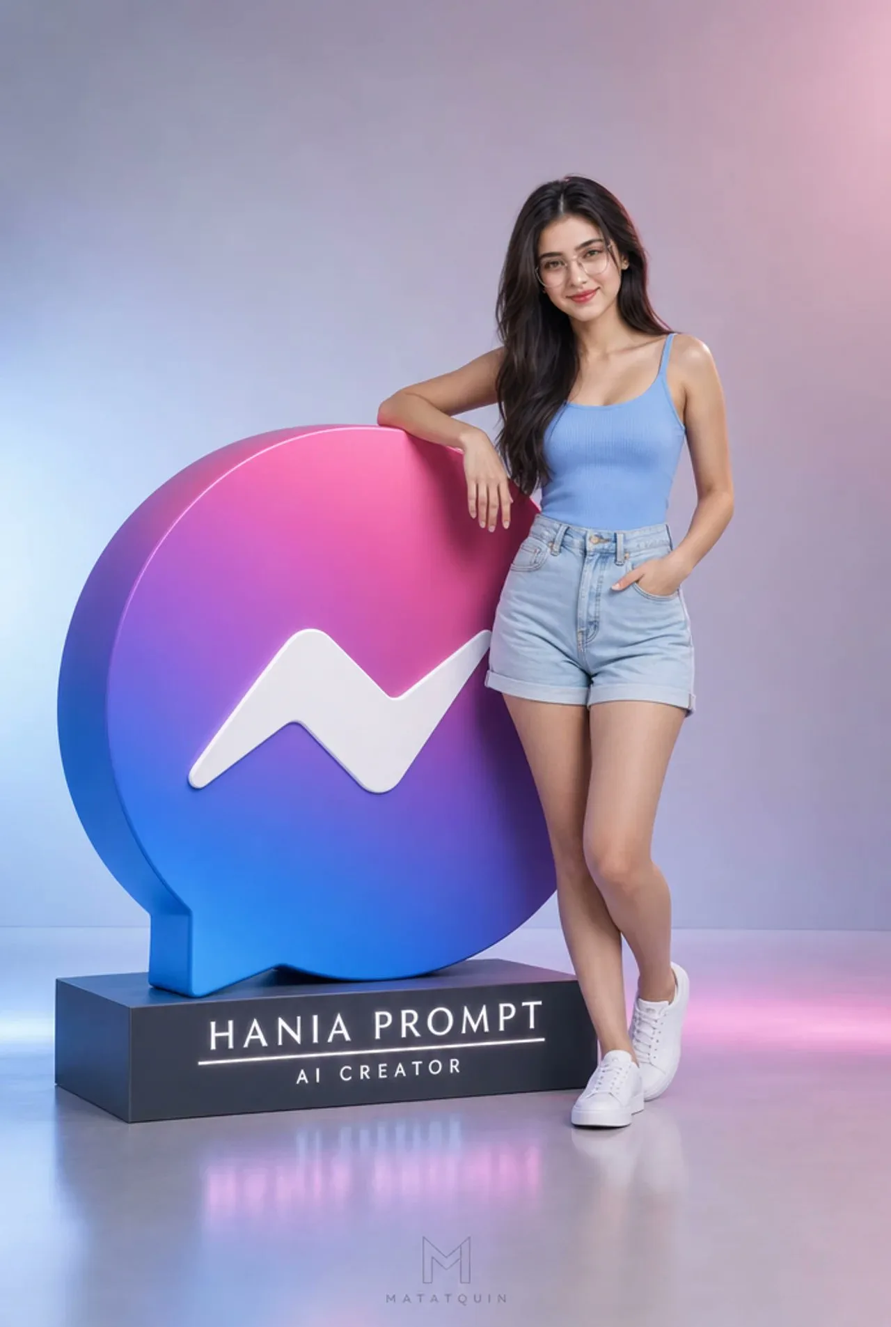 AI Creator สาวข้างไอคอน Messenger ยักษ์ 2