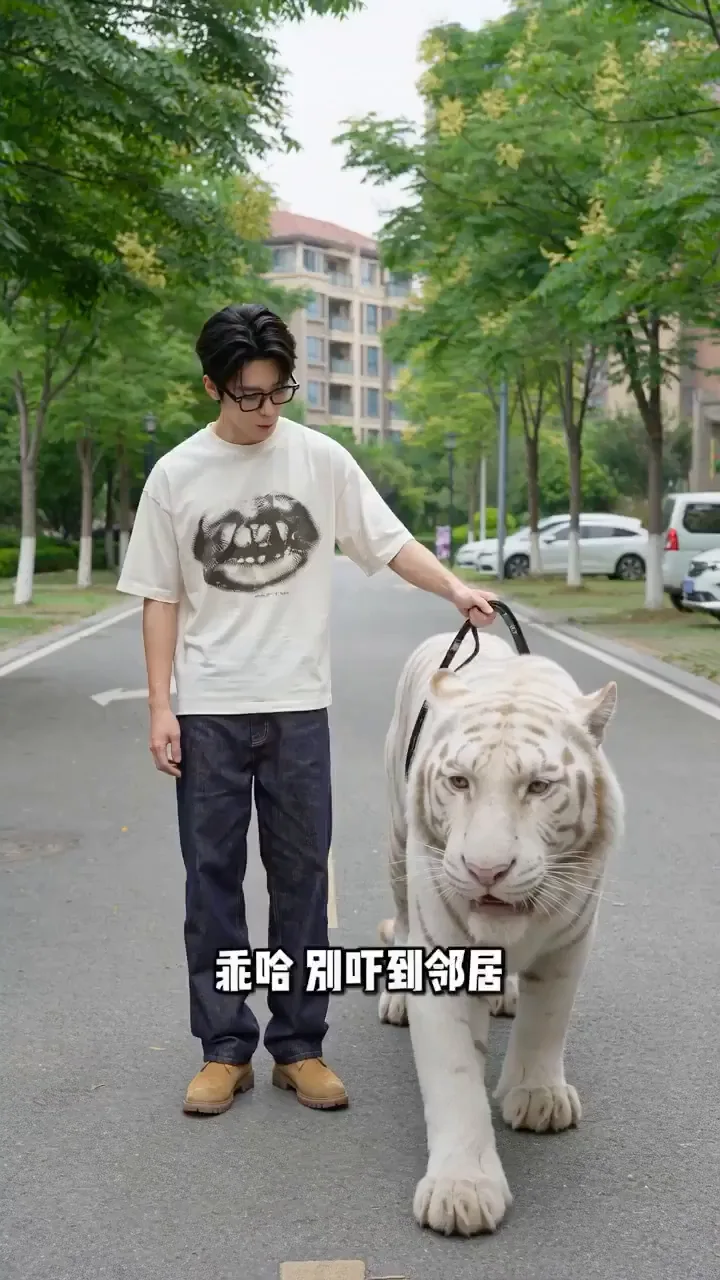 เสือขาวตัวยักษ์แต่กลัวหมาตัวจิ๋ว 1