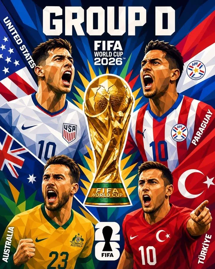 โปสเตอร์บอลโลก 2026 กลุ่ม D: 4 ดาวเตะพลังไดนามิก 2