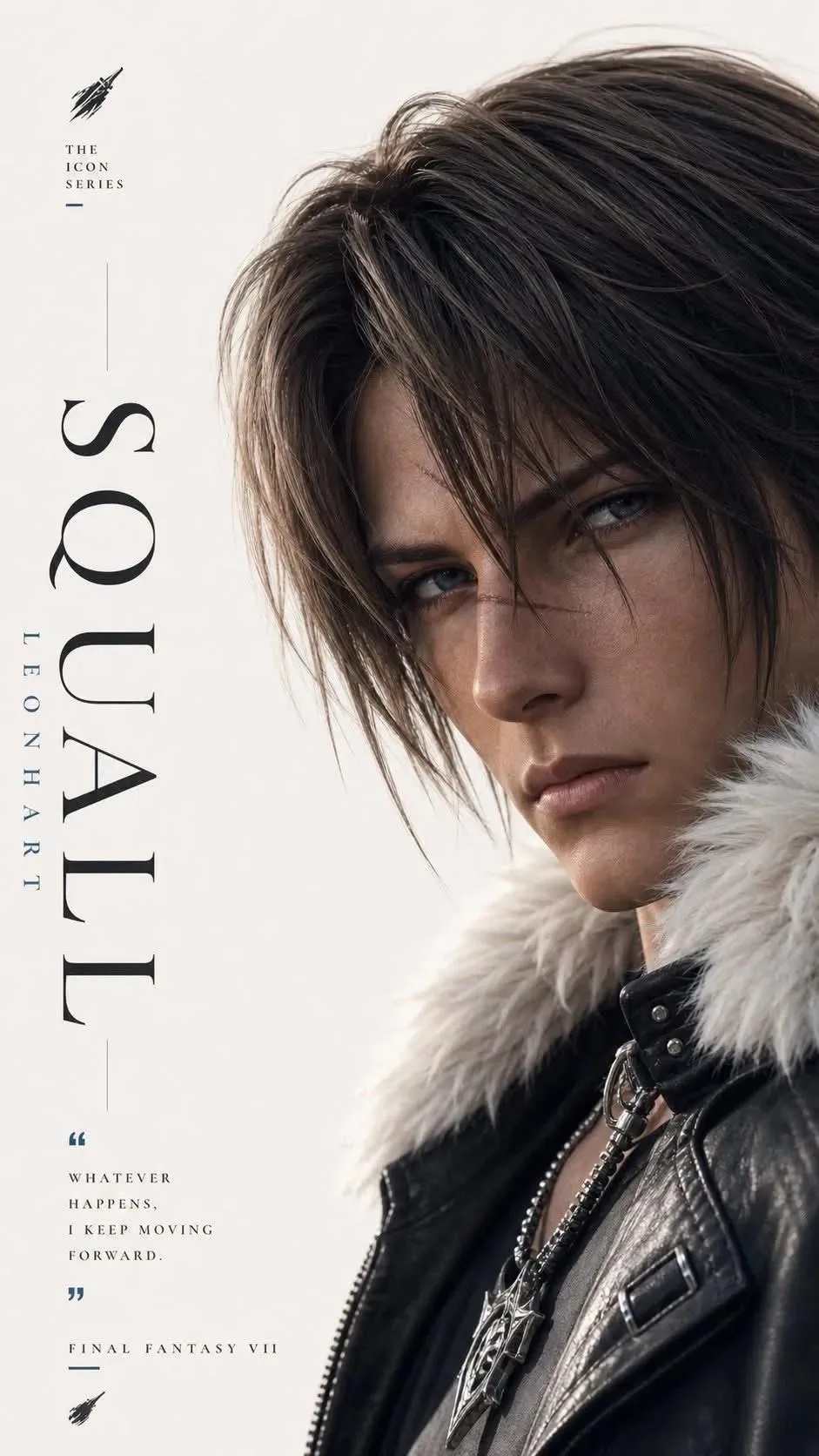 โปสเตอร์ JRPG Final Fantasy: ภาพยนตร์แฟนตาซีสมจริง 1