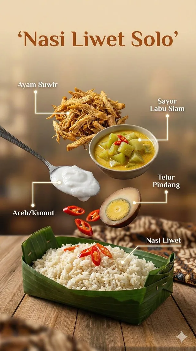 โปสเตอร์อาหารอินโดนีเซียลอยได้