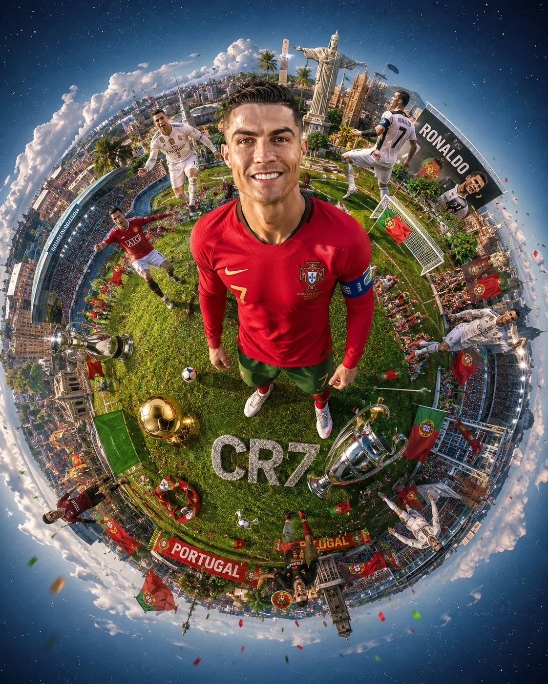 ลูกโลกจิ๋วสไตล์อนิเมะย้อนยุค: นักฟุตบอล WC 1