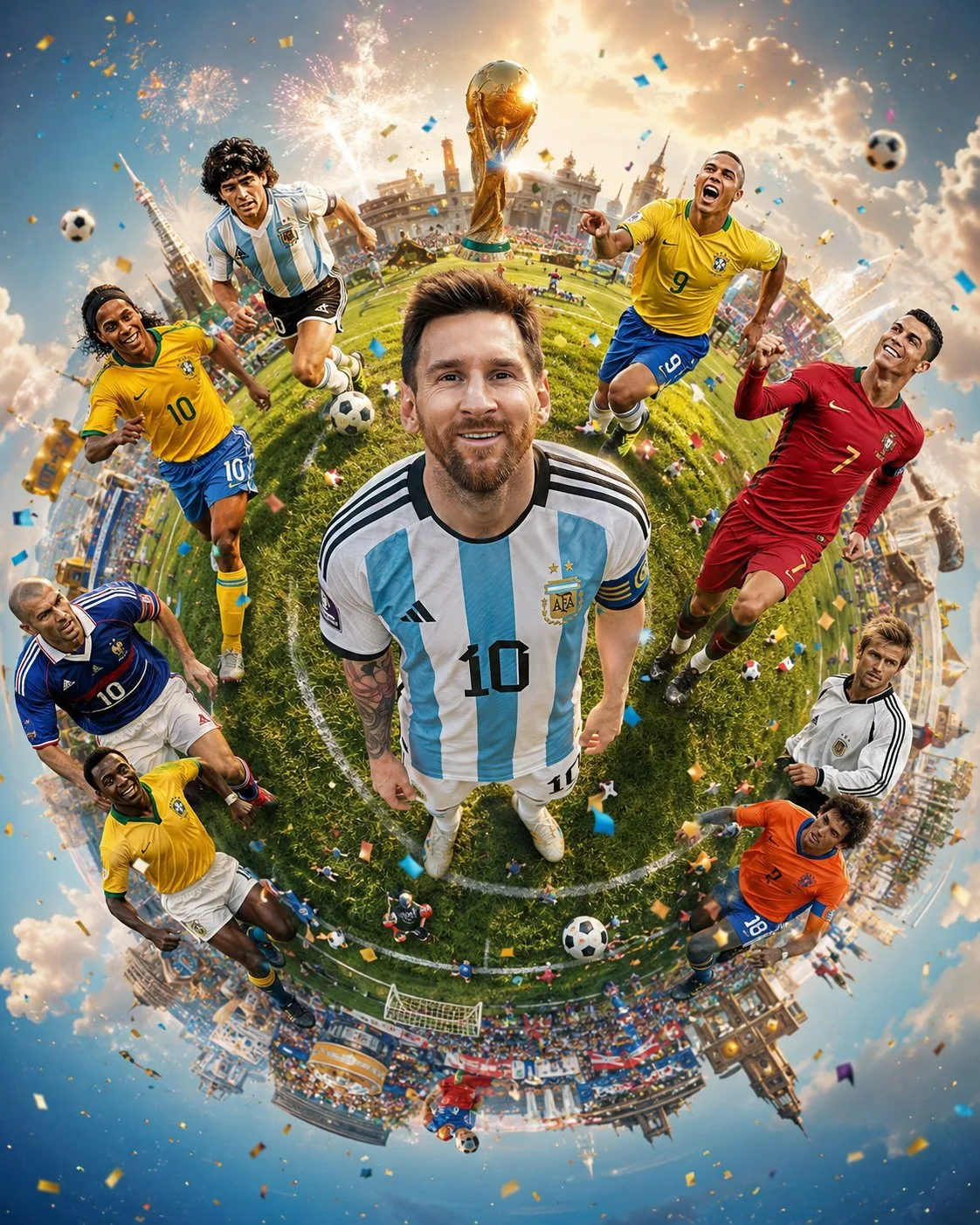ลูกโลกจิ๋วสไตล์อนิเมะย้อนยุค: นักฟุตบอล WC 2
