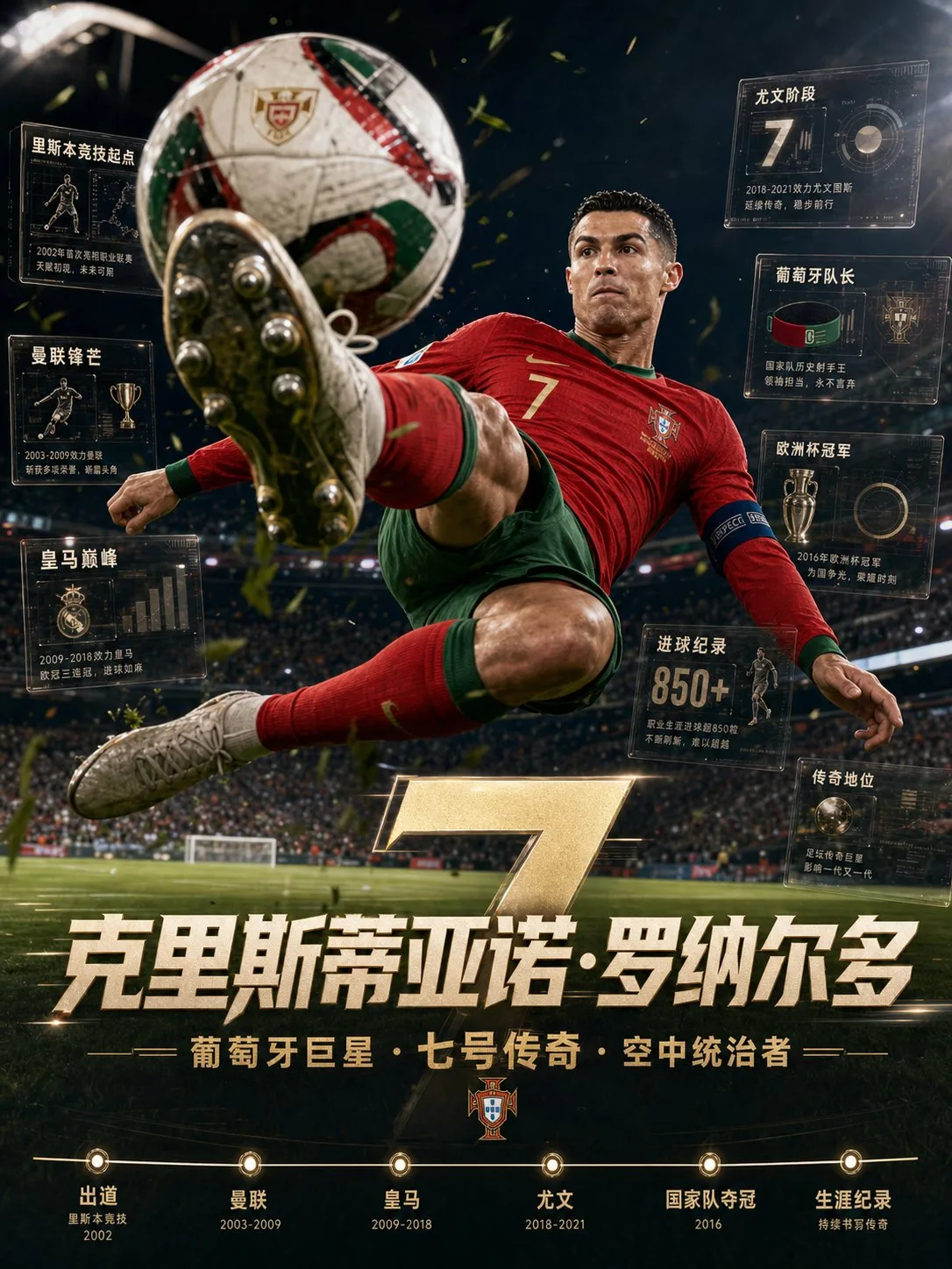 โปสเตอร์นักเตะซูเปอร์สตาร์ทะลุเฟรม สไตล์เก็บข้อมูล 1