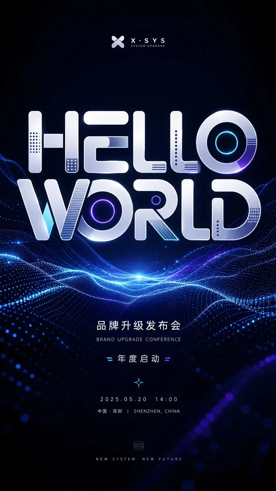 โปสเตอร์เทคโนโลยีเชื่อมต่อดิจิทัลแห่งอนาคต 1