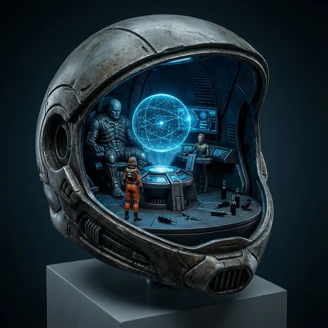 โลกเสมือนในวัตถุ: Diorama เกมและหนังสือ
